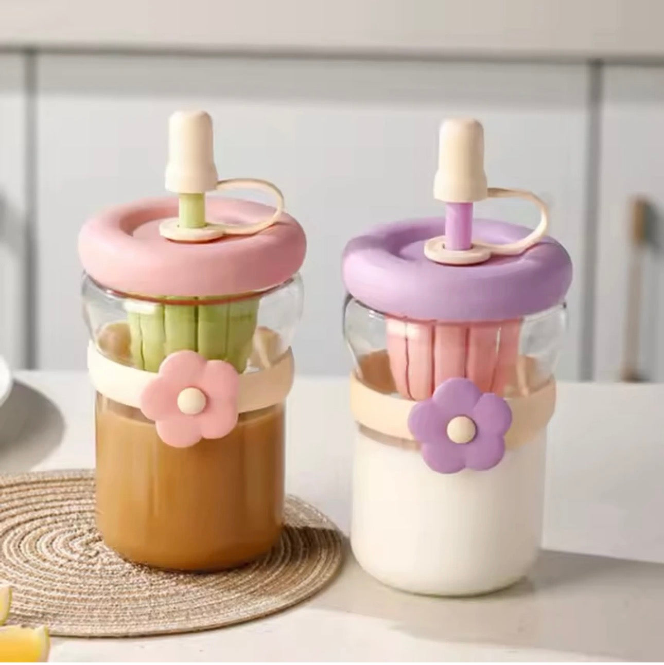 Kawaii Flower Bottle Sipper