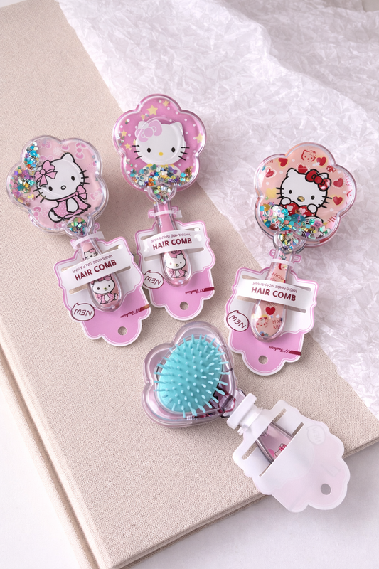 Hello Kitty Heart Kids Hair Brush