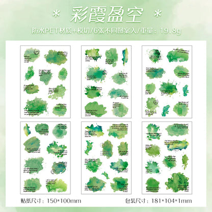 Colorful Flower Stickers