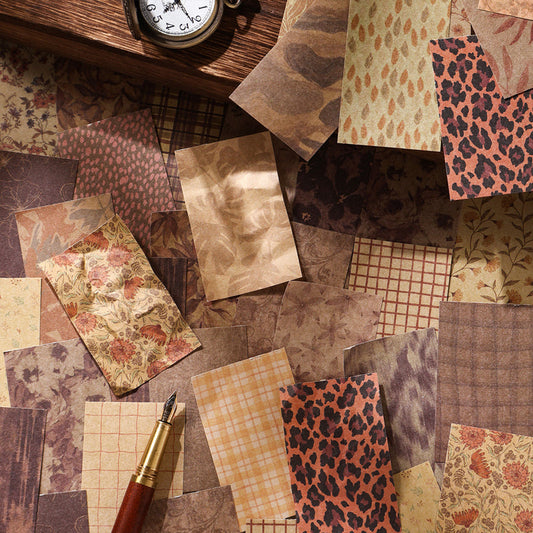 Printed Texture Journaling Paper Book - 200 Sheets