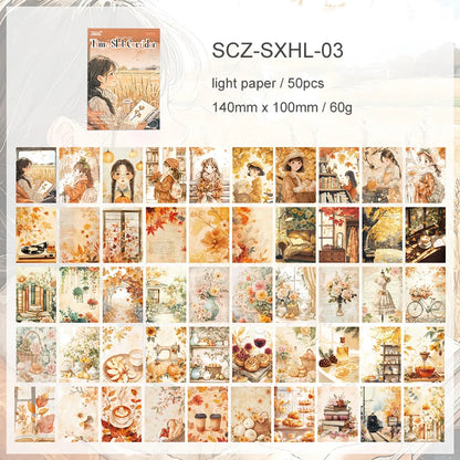 Time Slot Journaling Craft Sheet - 50 pcs