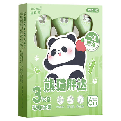 Panda Theme Correction Tape - 4 Pcs