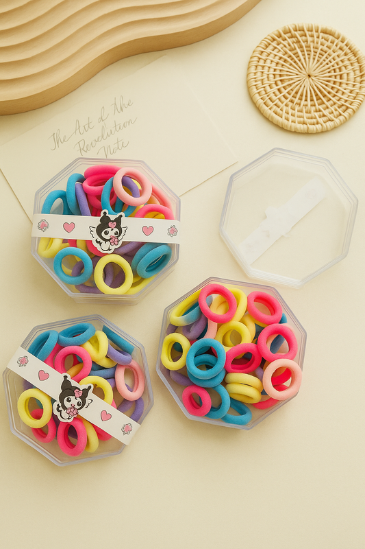 Kuromi hair rubber bands box for kids