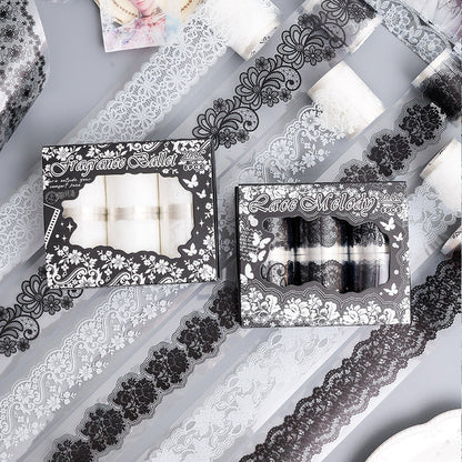 Lace Melody Sticker Roll Set (6 pcs)