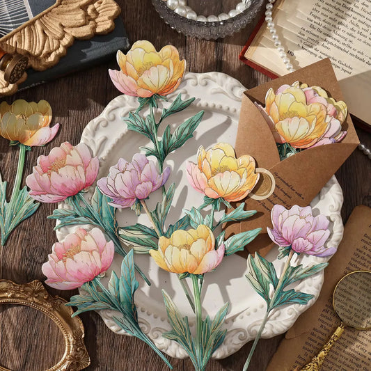 Bouquet Flower Journaling Cutout