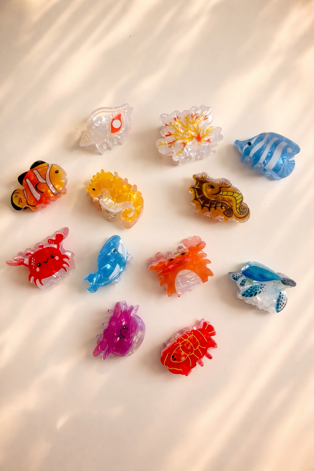 Sea Animals Holo Hair Claw Clip