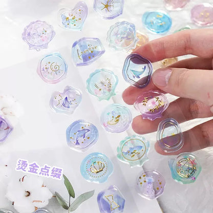 Luxury Transparent Wax Seal Sticker