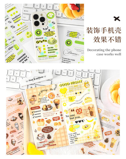 Message & Items Sticker Sheet - 4 Pcs