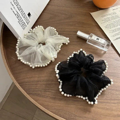Pearl korean xl scrunchie