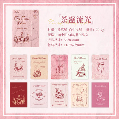 Pastel Journaling Paper Book - 30 Pcs