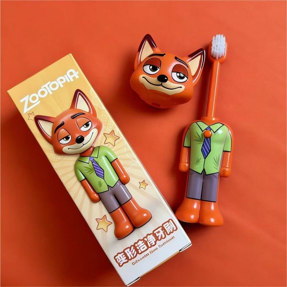 zootopia /Mario cartoon Tooth Brush