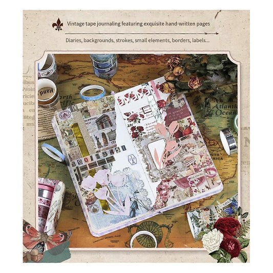 24 pieces secret series washi tape set