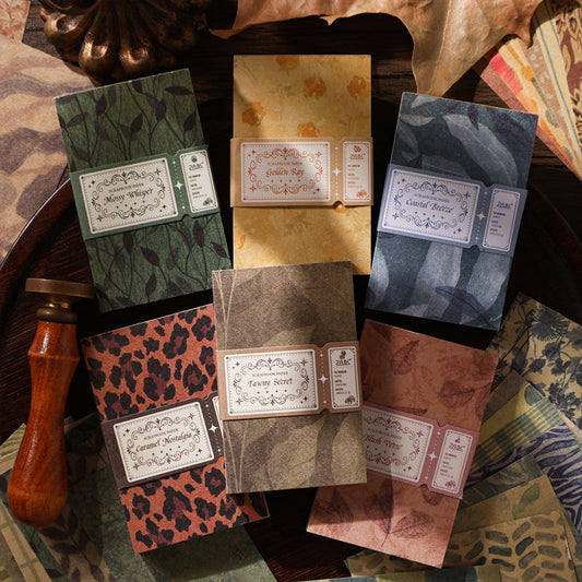 Printed Texture Journaling Paper Book - 200 Sheets