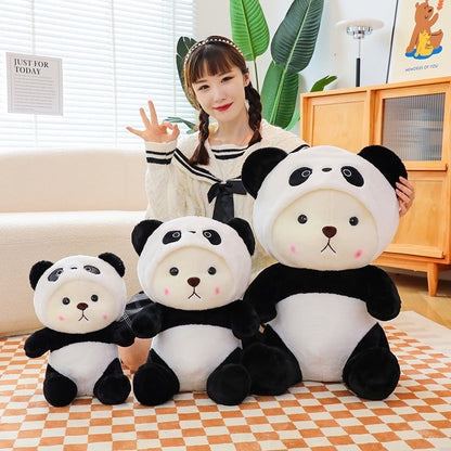 Hoodie Panda soft toy