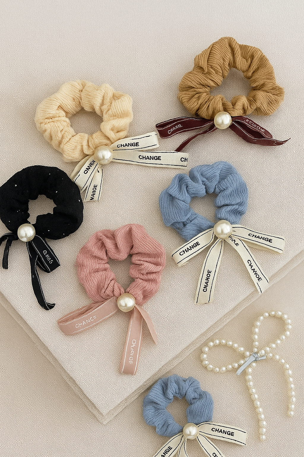 Change Paris Bow Scrunchie