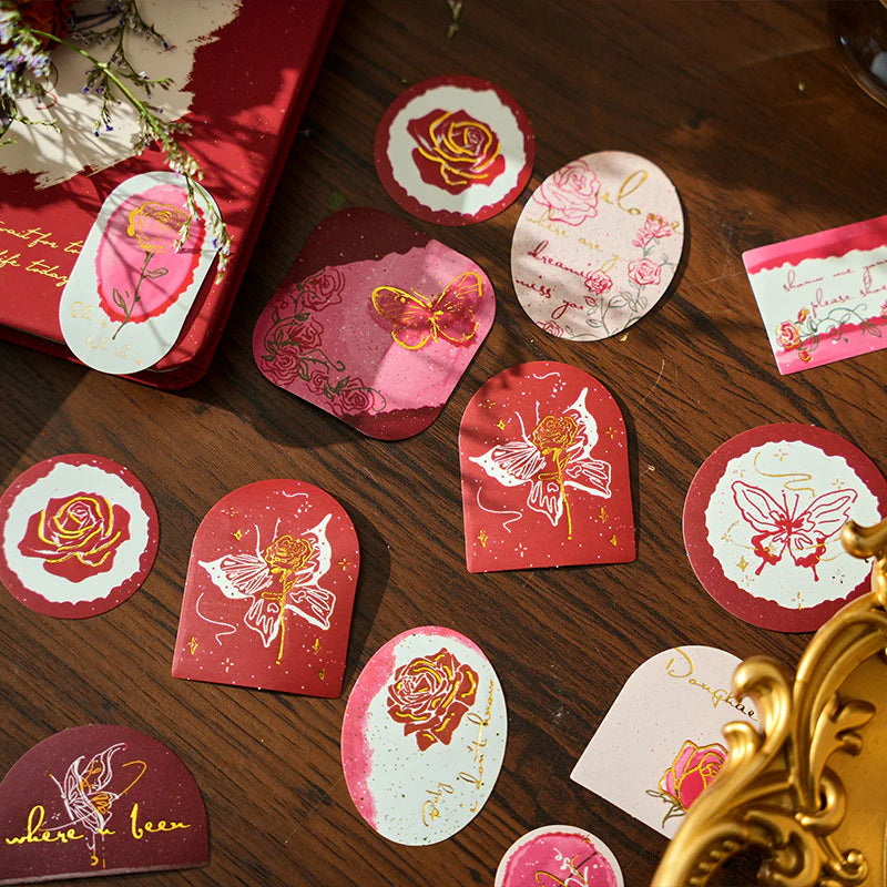 Lost Rose Sticker Series - 20 Designs / 40 Pcs