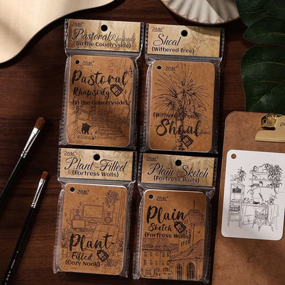 Mini Journaling Sketch Book - 80 Pcs