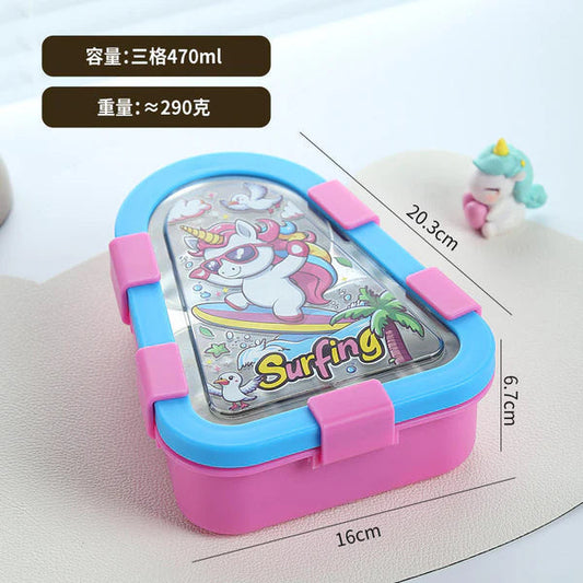 Cartoon Triangle Lunch Box