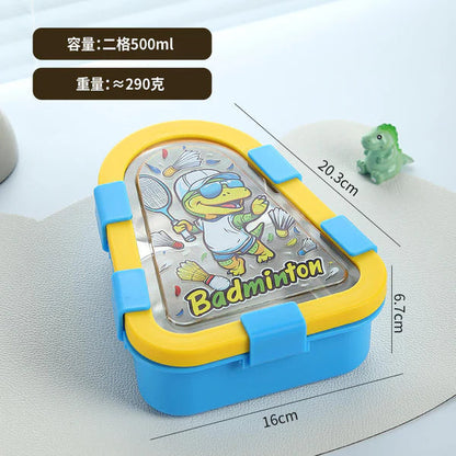 Cartoon Triangle Lunch Box
