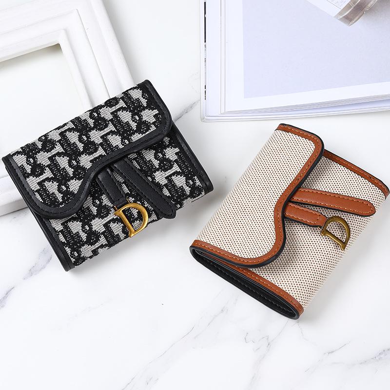 Korean sleek D Mini wallets
