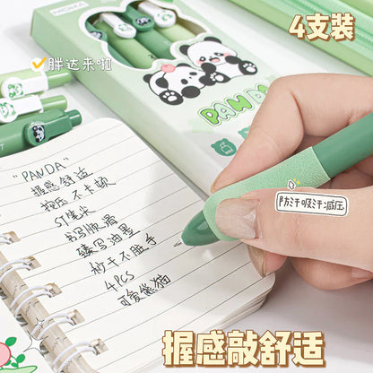 Goodluck Panda Theme 4 Pen Set - Black Ink