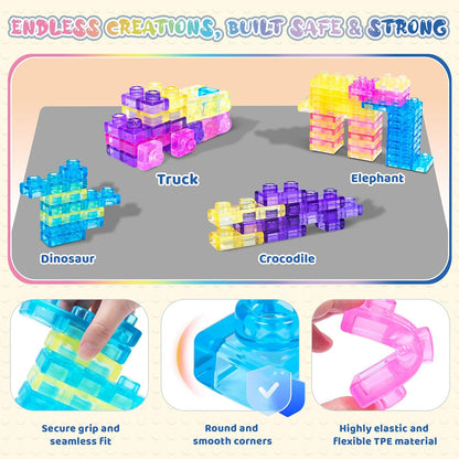 Squish Gummy Blocks - 40pcs