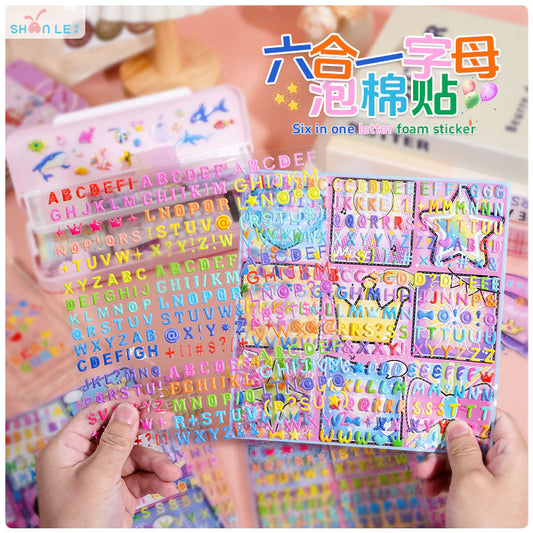 Soft Foam 26 Letter Sticker