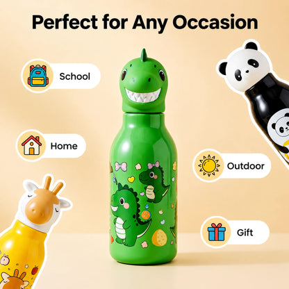 3d animal sipper BPA free bottle - 500 ml