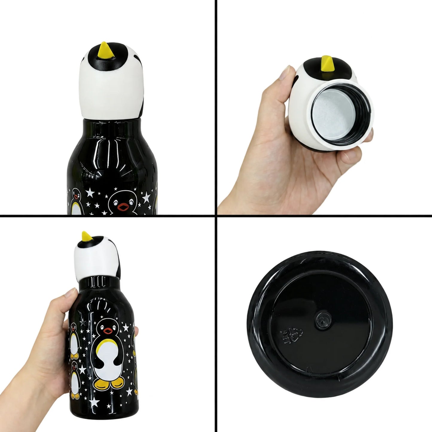 3d animal sipper BPA free bottle - 500 ml