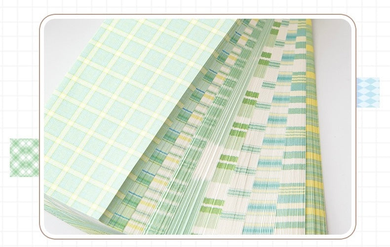 Plaid Checks Sticky Notes