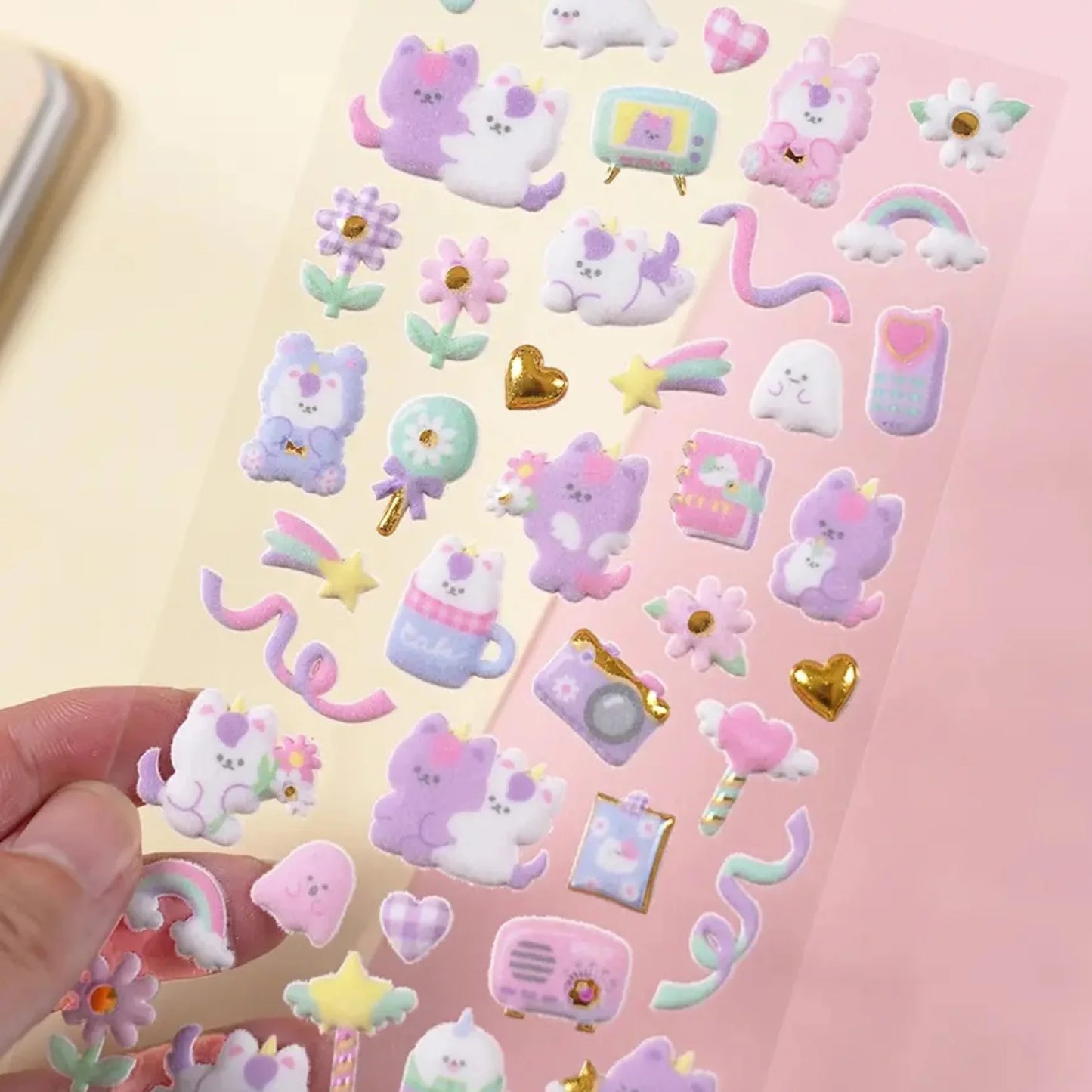 Fluffy Mofu Mofu 3D Sticker