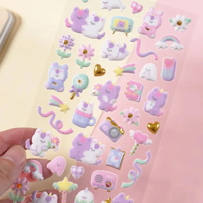 Fluffy Mofu Mofu 3D Sticker