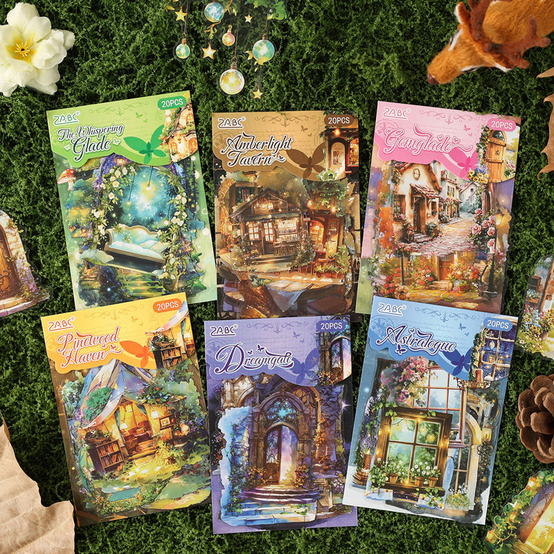 Dreamy Land Journaling Sticker - 20 Pcs