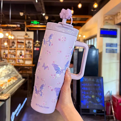 Pintresty Heart pearl  2 in 1 Sipper Plus Tumbler with Topper - 1200ML
