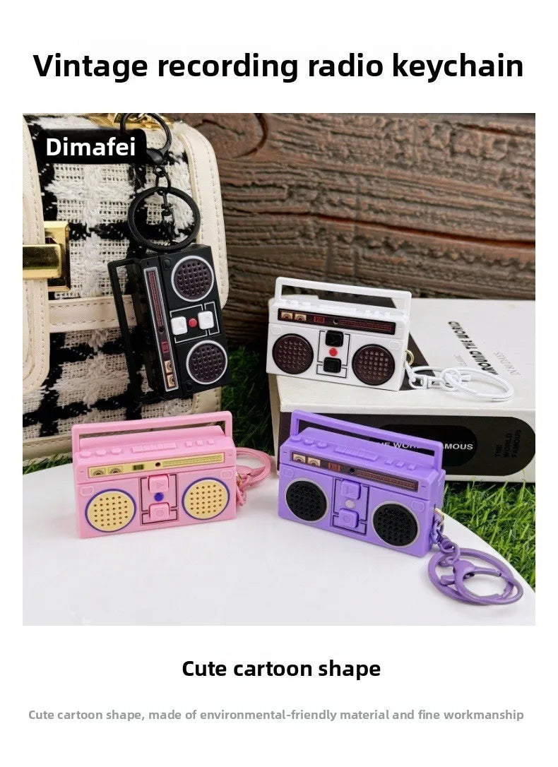 Tape Recorder Keychain