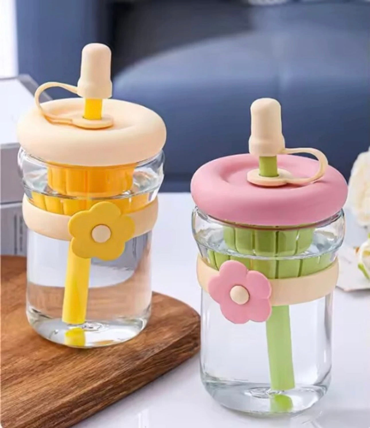 Kawaii Flower Bottle Sipper