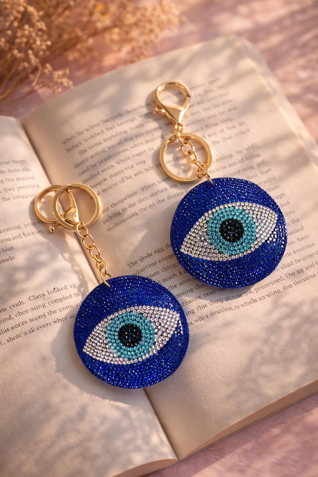 Bling rheinstone keychain / bag charm