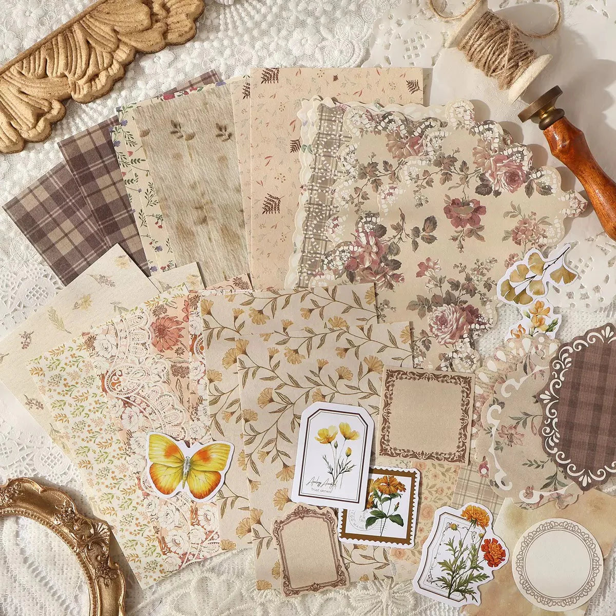 Flower 100 Pcs Cut out Set