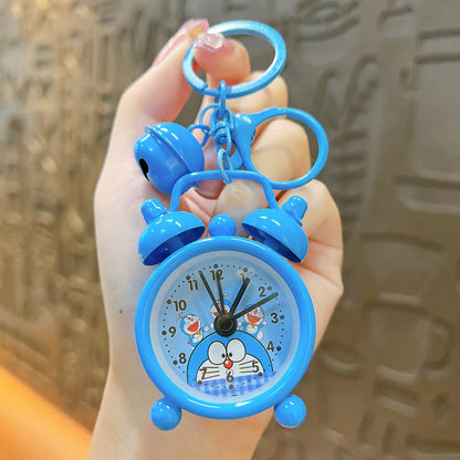 Cute clock alarm kawaii keychain
