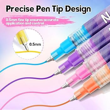 Nail Art Marker Set-12 Pcs