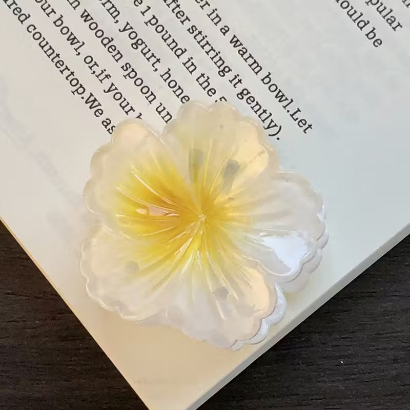 Glass Orchid hair Claw Clip