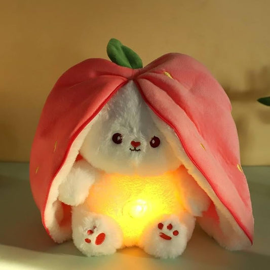 Bunny strawberry breating plushy