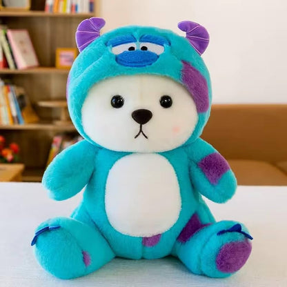 Monster cute hoddie teddy bear