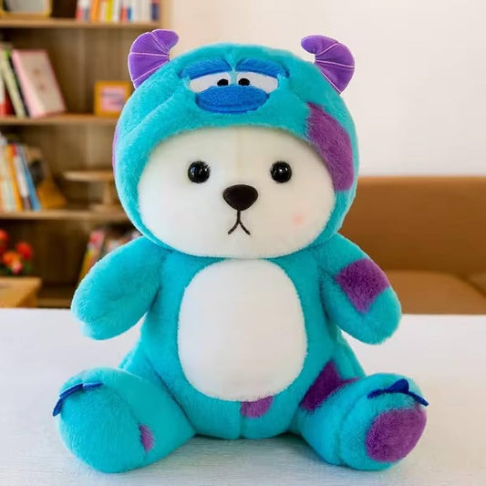 Monster cute hoddie teddy bear