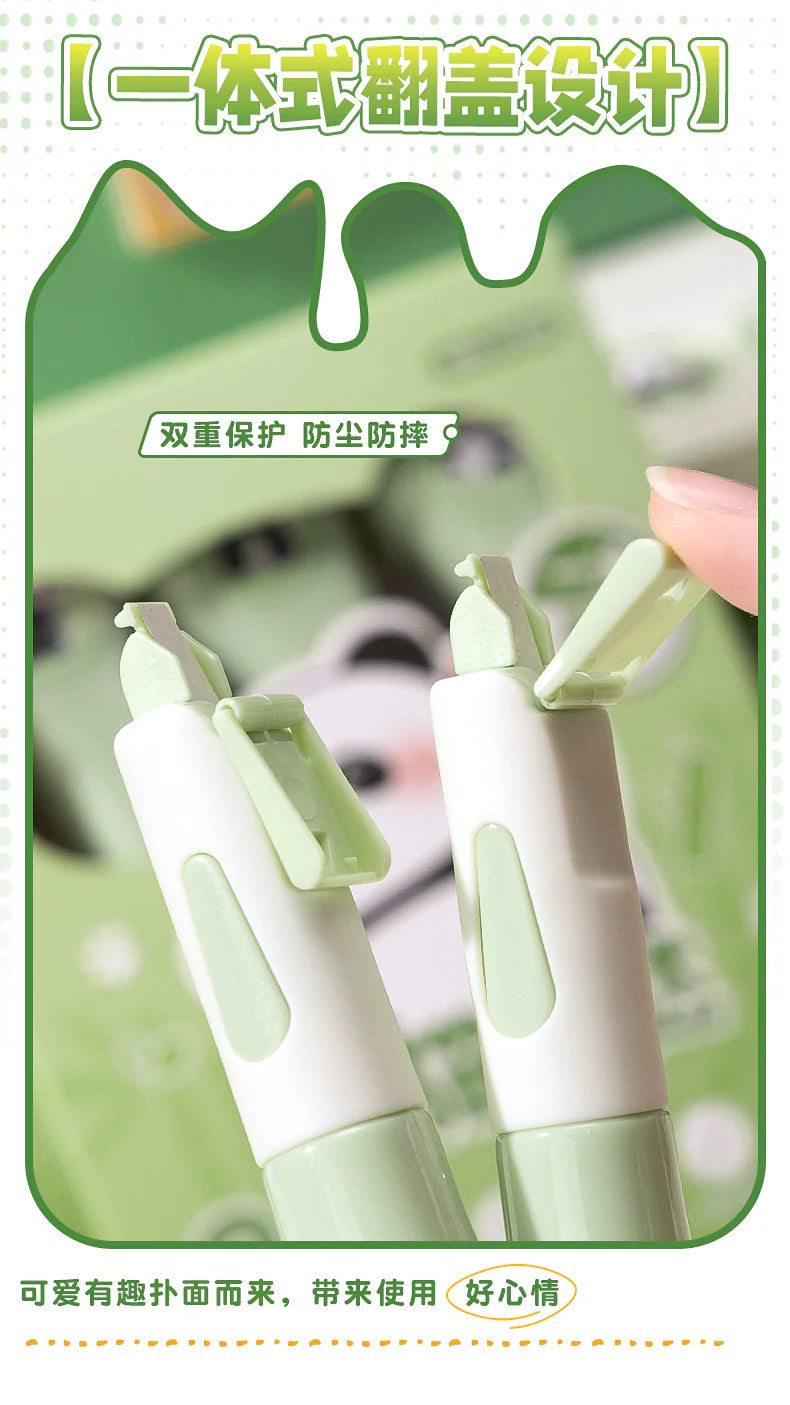 Panda Theme Correction Tape - 4 Pcs