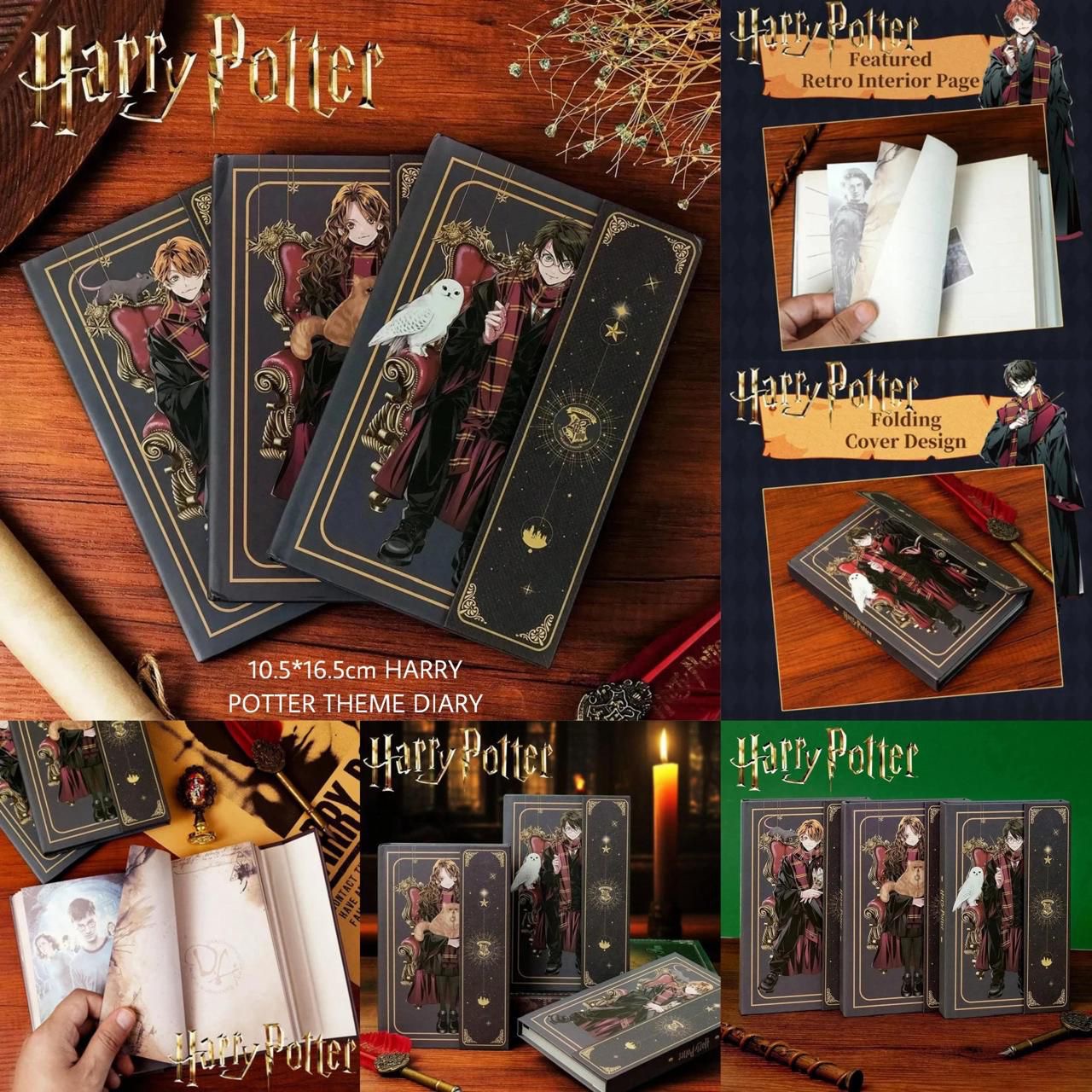 Harry potter theme wizard diary