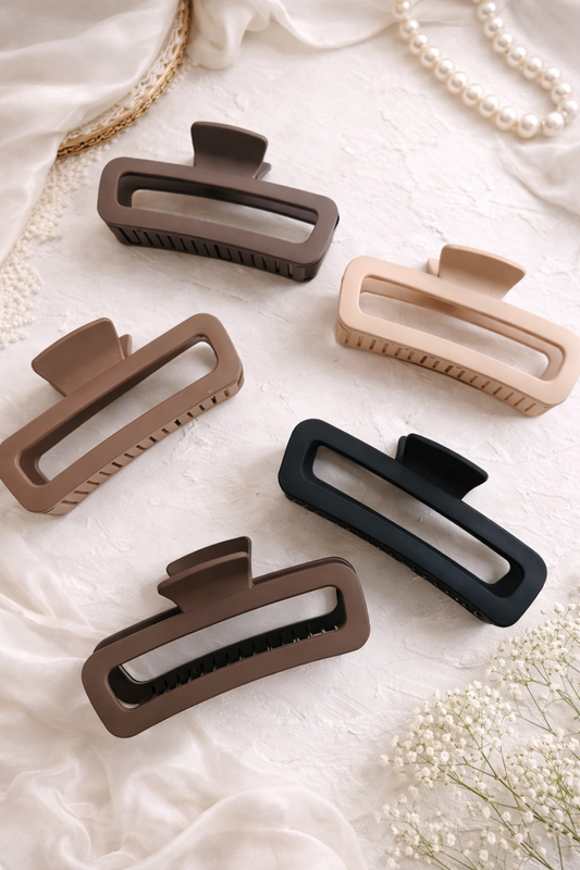 Rectangle xl Hair Claw Clip