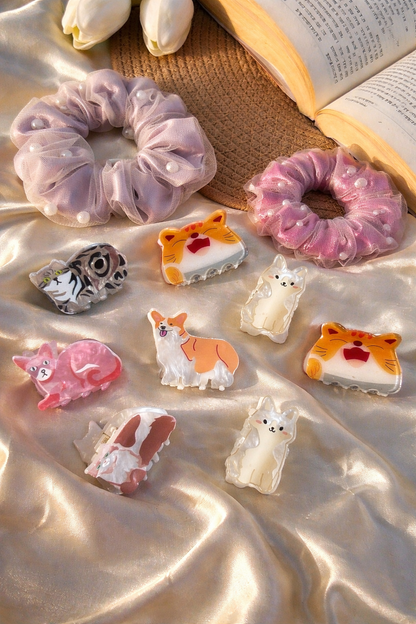 Kawaii animals Hair Claw Clip