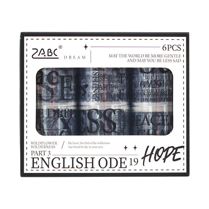 English Sticker Roll