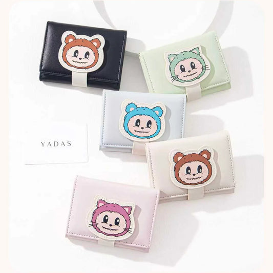 Korean bear mini wallet